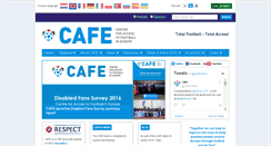 Desktop Screenshot of cafefootball.eu